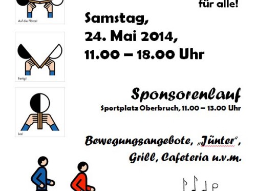 Plakat Schulfest 2014