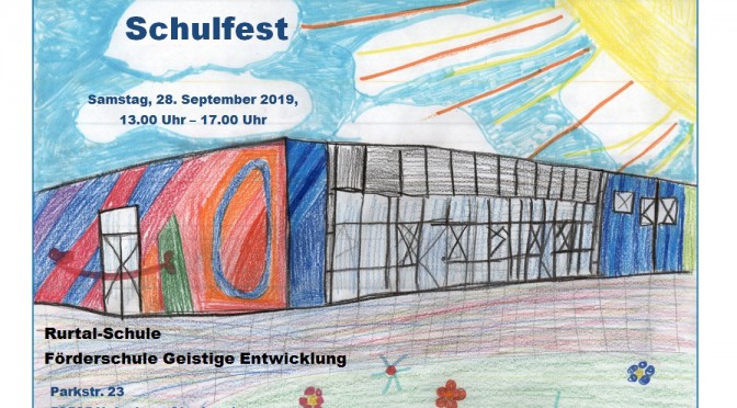 Plakat Schulfest 2019
