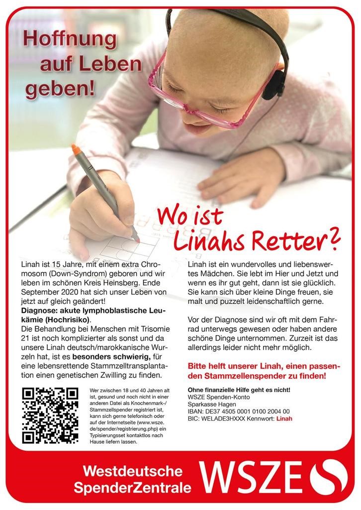 Spendersuche Linah